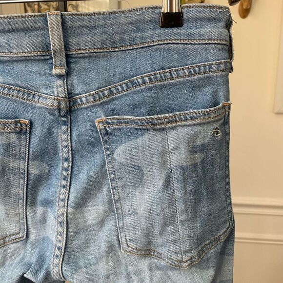 Rag & Bone Cate Mid-Rise Faded Camo Ankle Skinny Leg Jean 25 x 28 - Picture 6 of 10